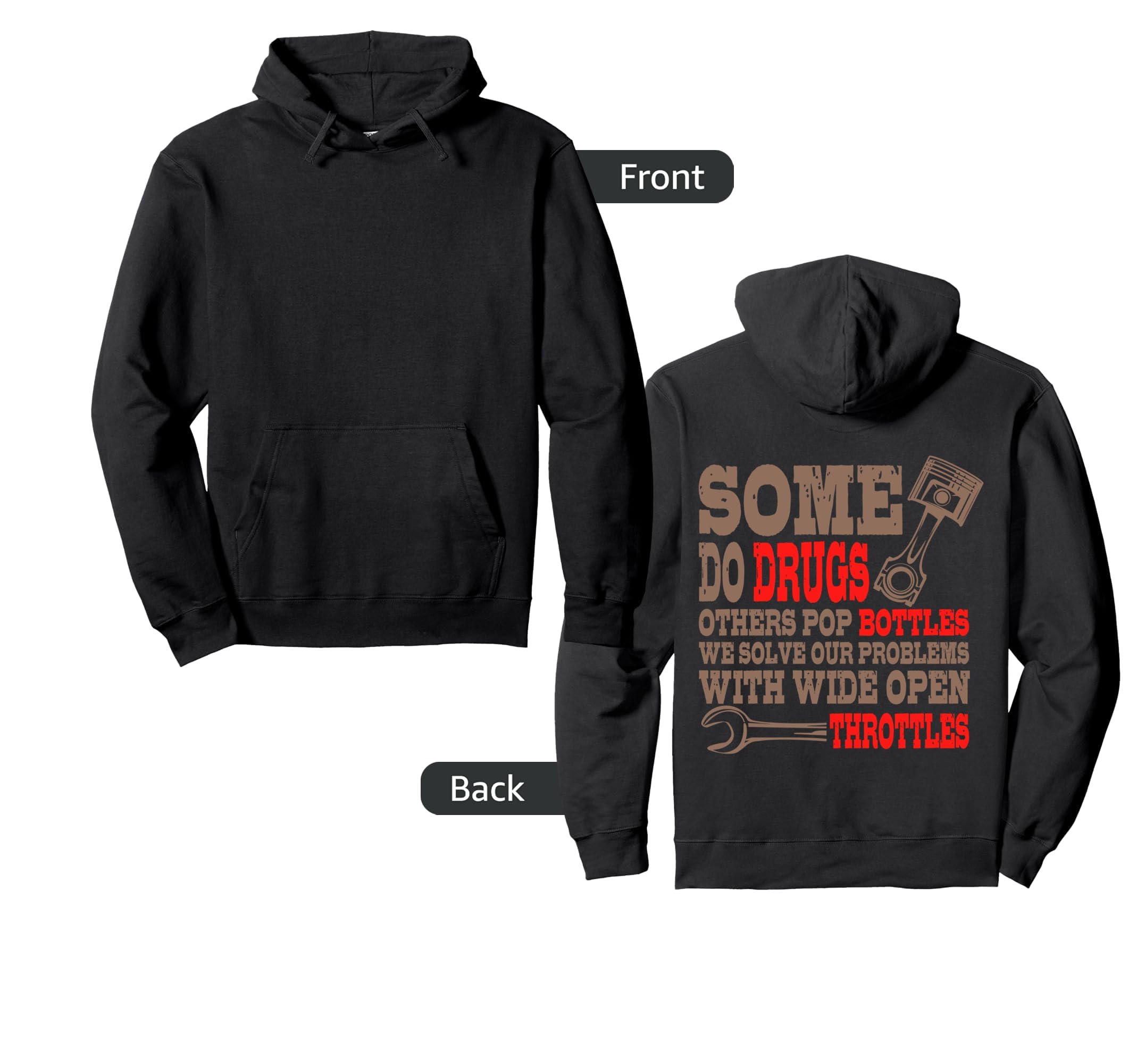 Funny Car Mechanic Tuning Mechanic Quotes Hoodie - Unique Graphic Unisex - T-Shirt, Sweatshirt, Hoodie