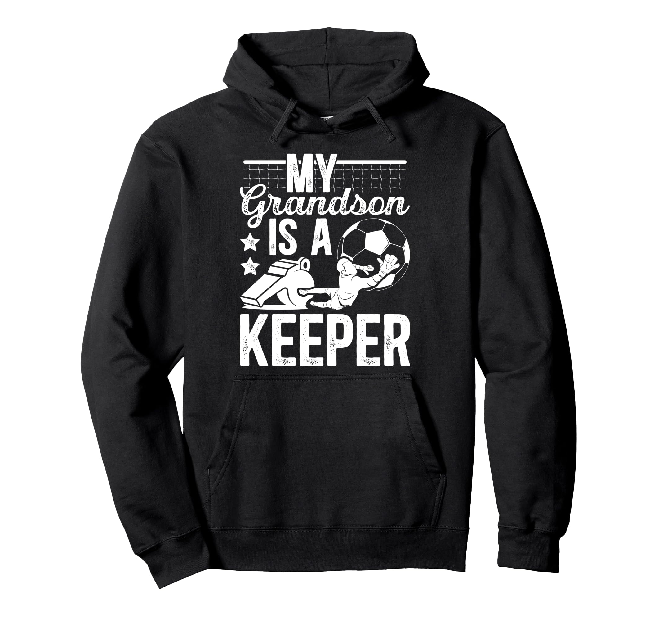 Proud Soccer Keeper Pop Pop Grandpa Hoodie - Custom Art Print Men Women - T-Shirt, Sweatshirt, Hoodie