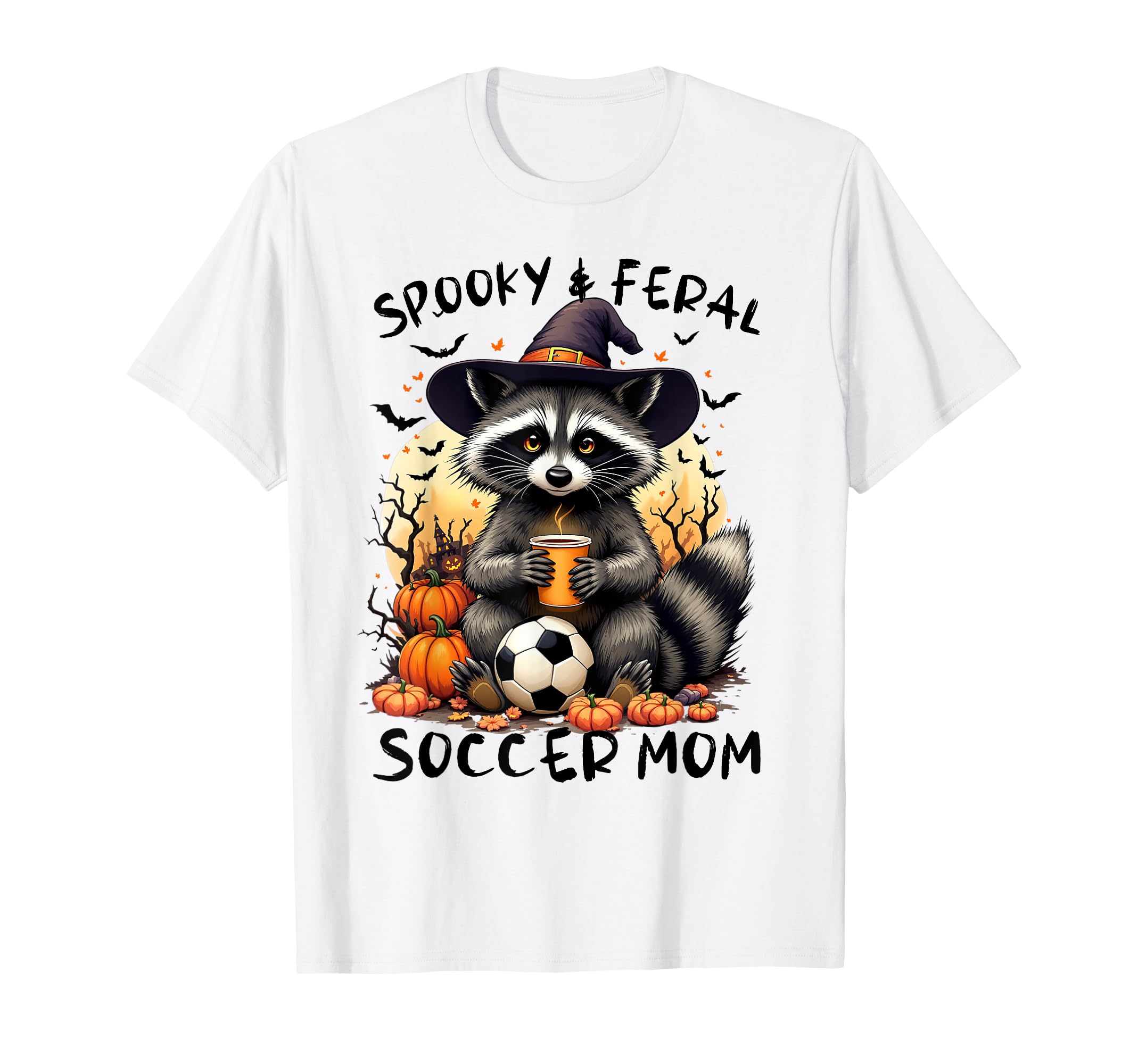 Feral Soccer Mom Halloween Soccer Mom T-Shirt - Minimalist Print Men Women - T-Shirt, Sweatshirt, Hoodie