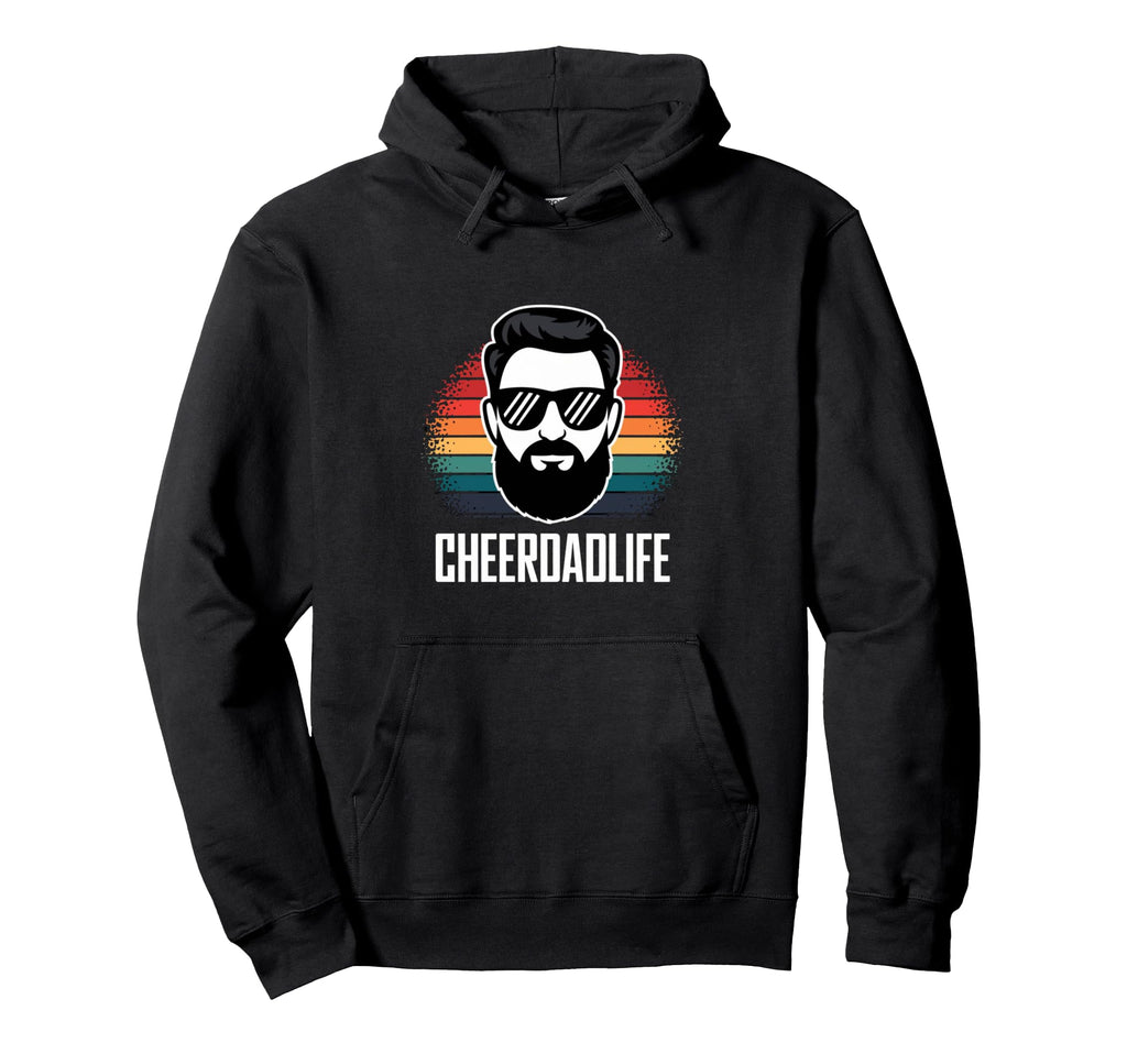 Cheer Dad Life Cheerleading Funny Bearded Hoodie - Trendy Graphic Unisex - T-Shirt, Sweatshirt, Hoodie