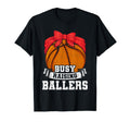 Busy Raising Ballers Basketball Player T-Shirt - Custom Art Print Unisex - T-Shirt, Sweatshirt, Hoodie