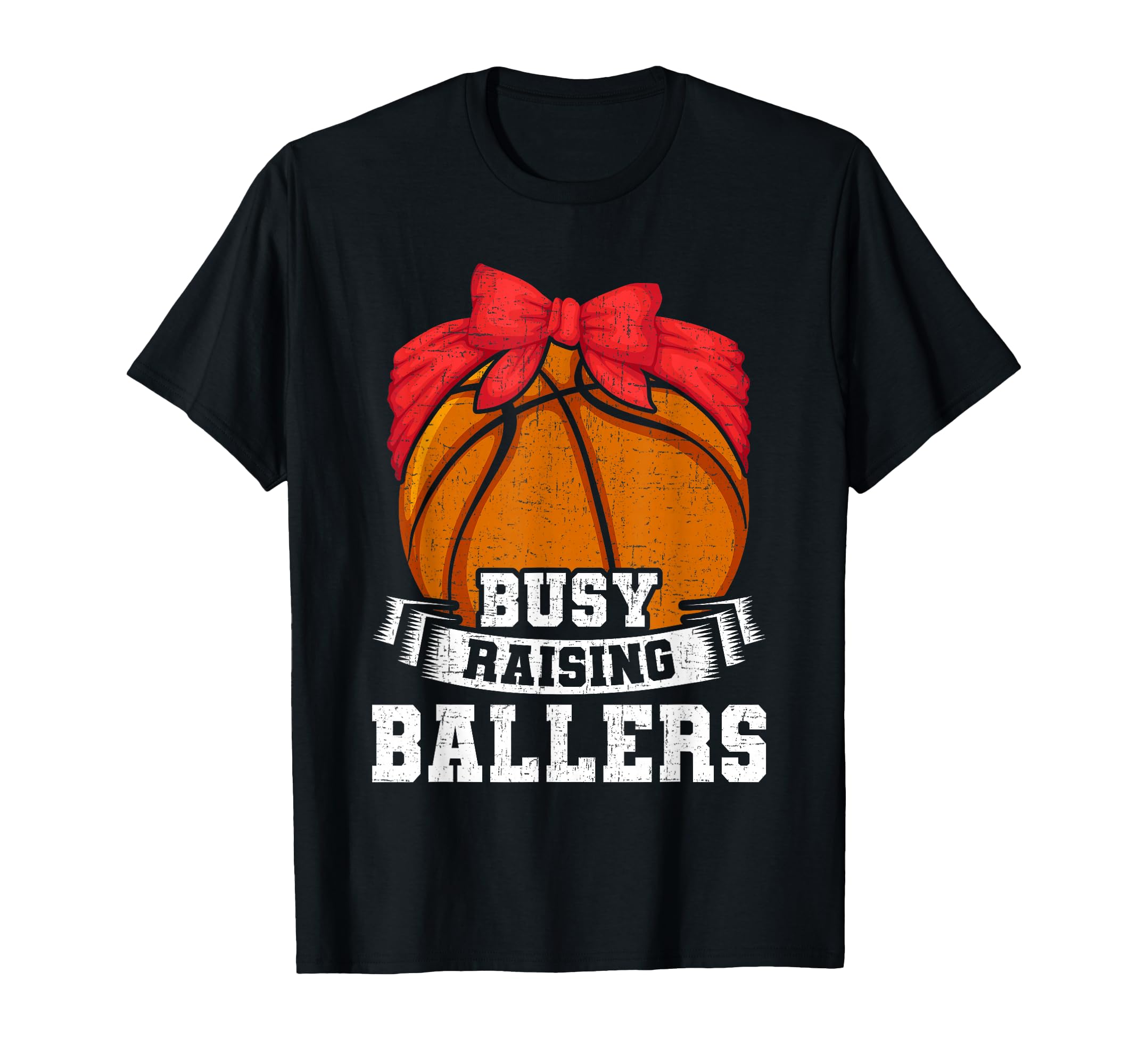 Busy Raising Ballers Basketball Player T-Shirt - Custom Art Print Unisex - T-Shirt, Sweatshirt, Hoodie
