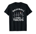 Baseball Heartbeat Player Fan Coach Dad T-Shirt - Graphic Print Unisex - T-Shirt, Sweatshirt, Hoodie