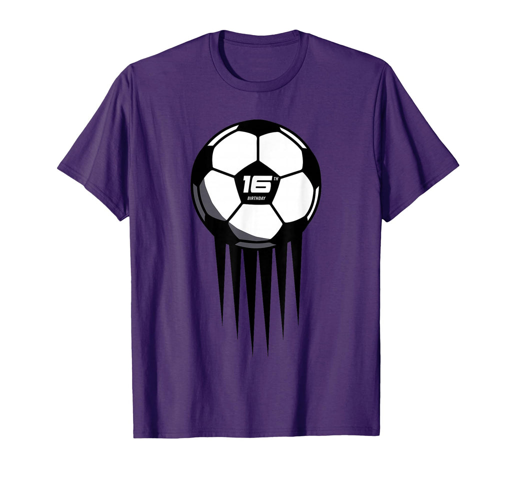 16Th Birthday Soccer 16 Years Old T-Shirt - Trendy Graphic for Adults - T-Shirt, Sweatshirt, Hoodie