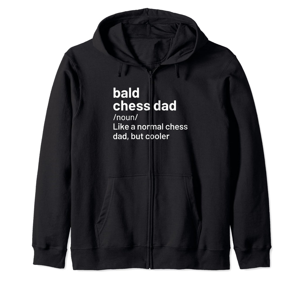Bald Chess Dad Definition Shirts T-Shirt - Minimalist Print for Adults - T-Shirt, Sweatshirt, Hoodie