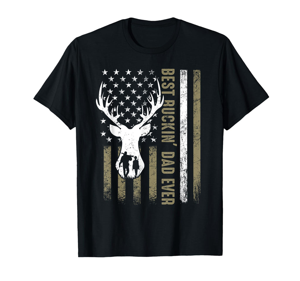 Best Buckin Dad Ever Deer Hunting T-Shirt - Unique Graphic for Adults - T-Shirt, Sweatshirt, Hoodie