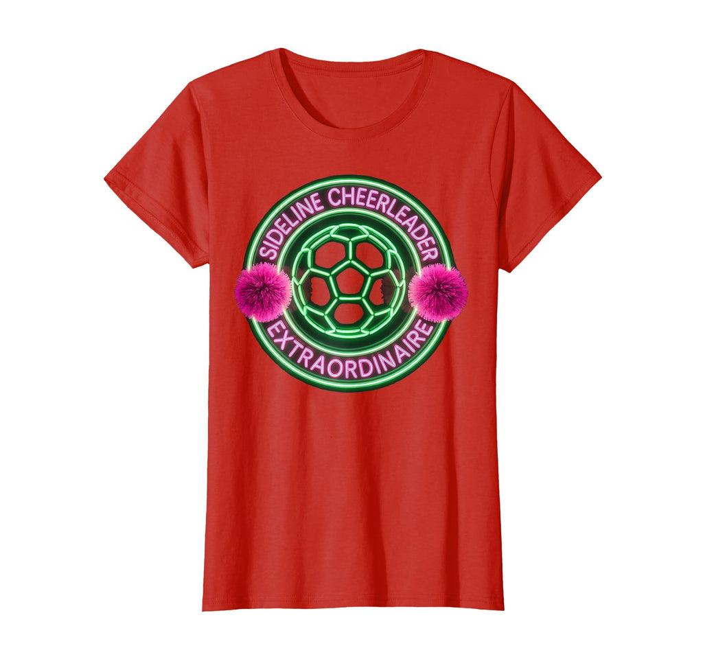 Soccer Mom Sideline Cheerleader T-Shirt - Custom Art Print Men Women - T-Shirt, Sweatshirt, Hoodie
