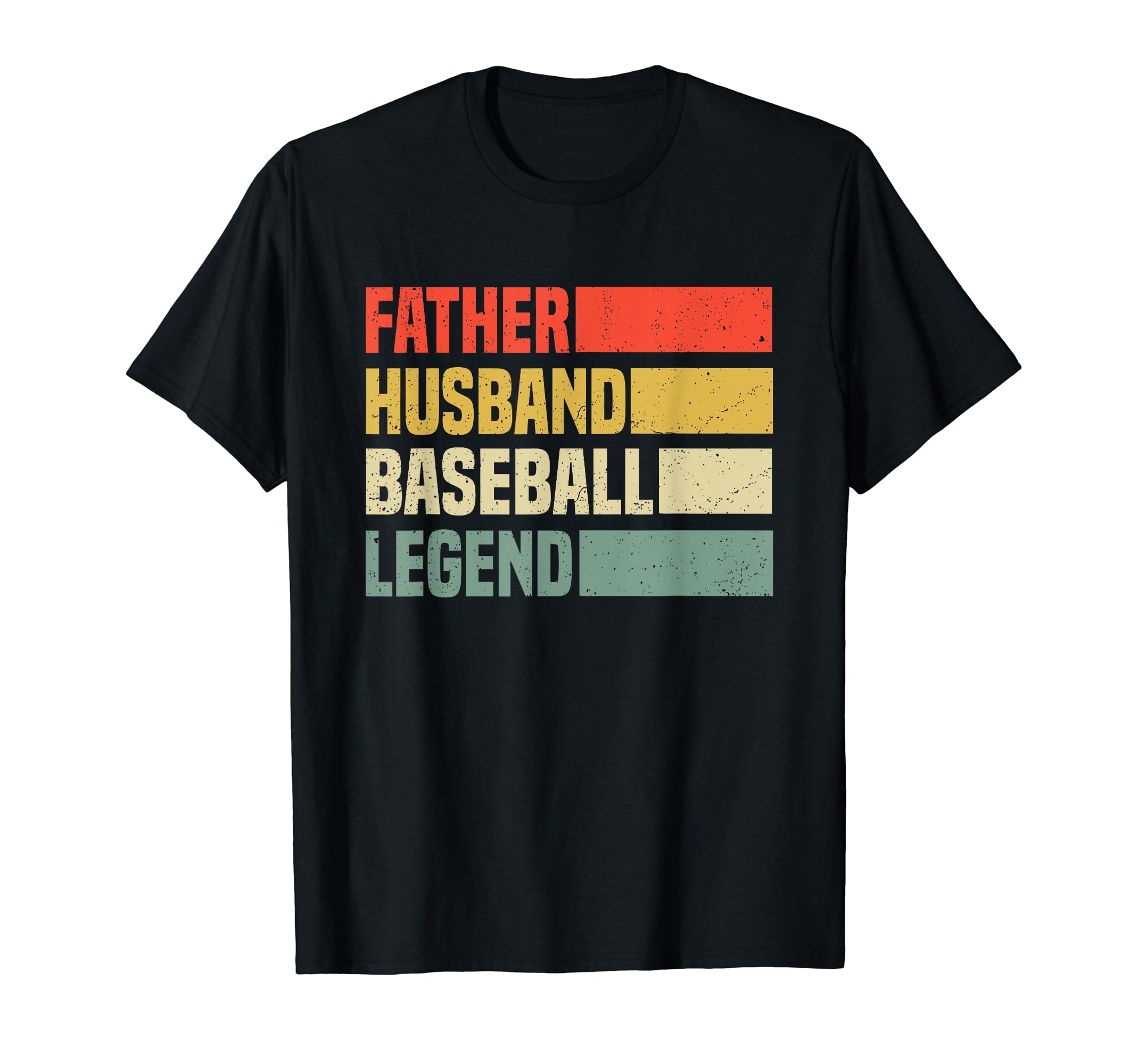 Father Husband Baseball Legend Baseball T-Shirt - Graphic Print for Adults - T-Shirt, Sweatshirt, Hoodie