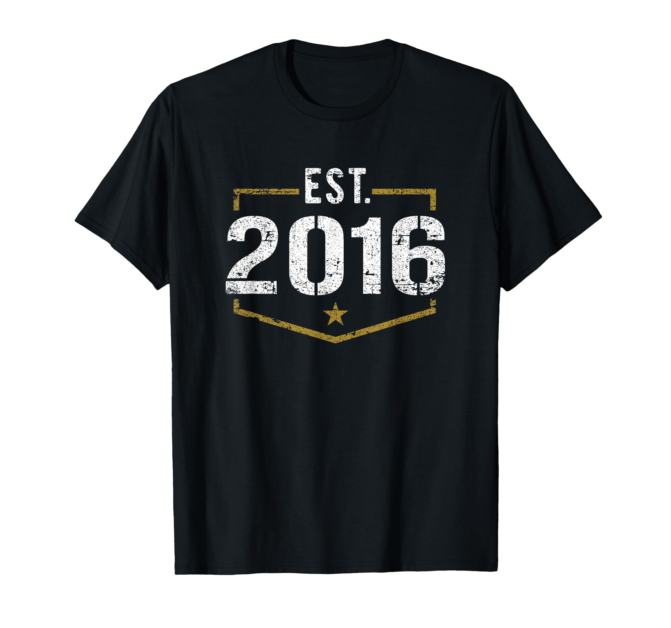 Est 2016 Established 2016 Birthday T-Shirt - Fun Novelty Design for Adults - T-Shirt, Sweatshirt, Hoodie