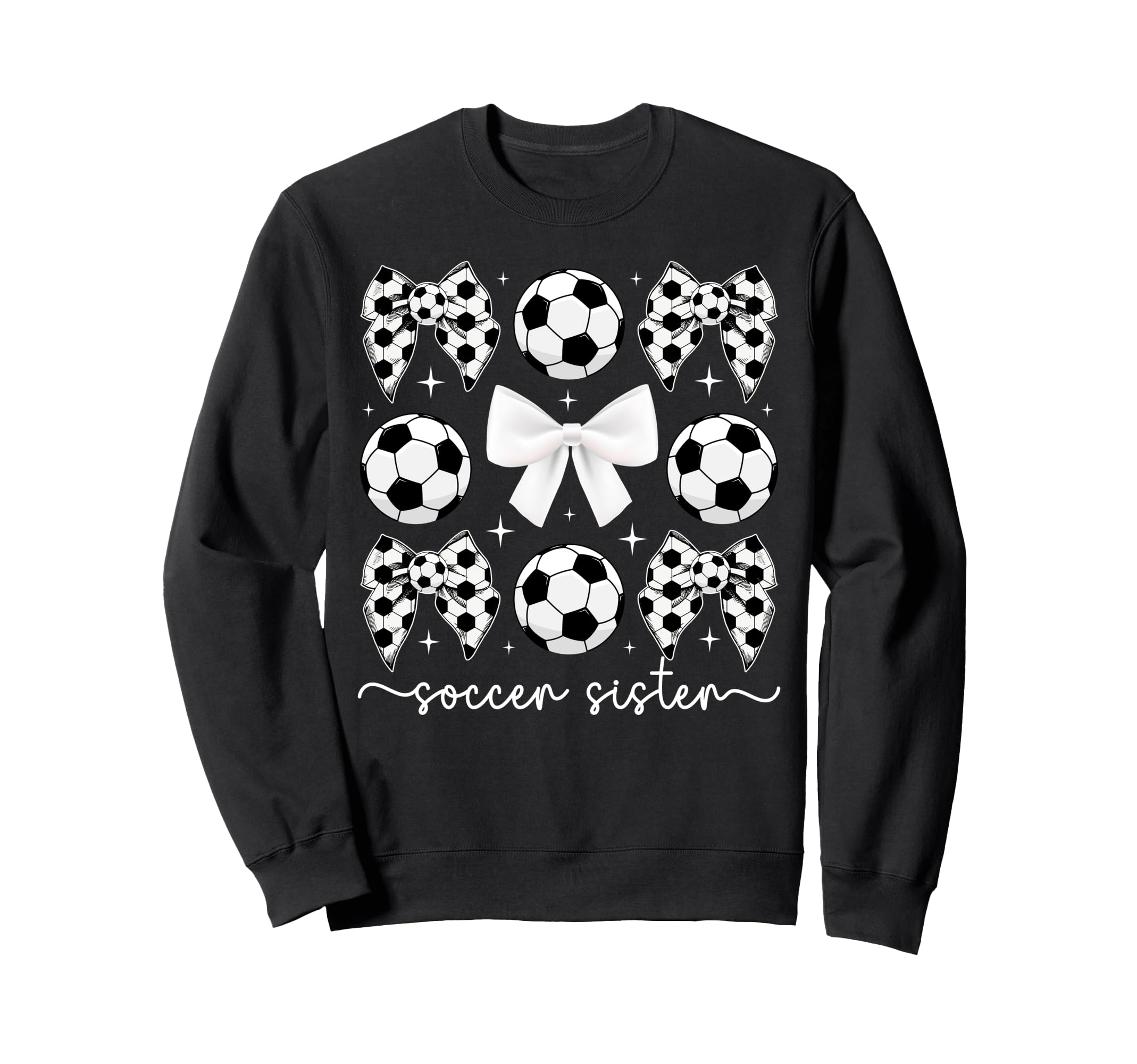 Soccer Sister Coquette Sister Sweatshirt - Fun Novelty Design Unisex - T-Shirt, Sweatshirt, Hoodie