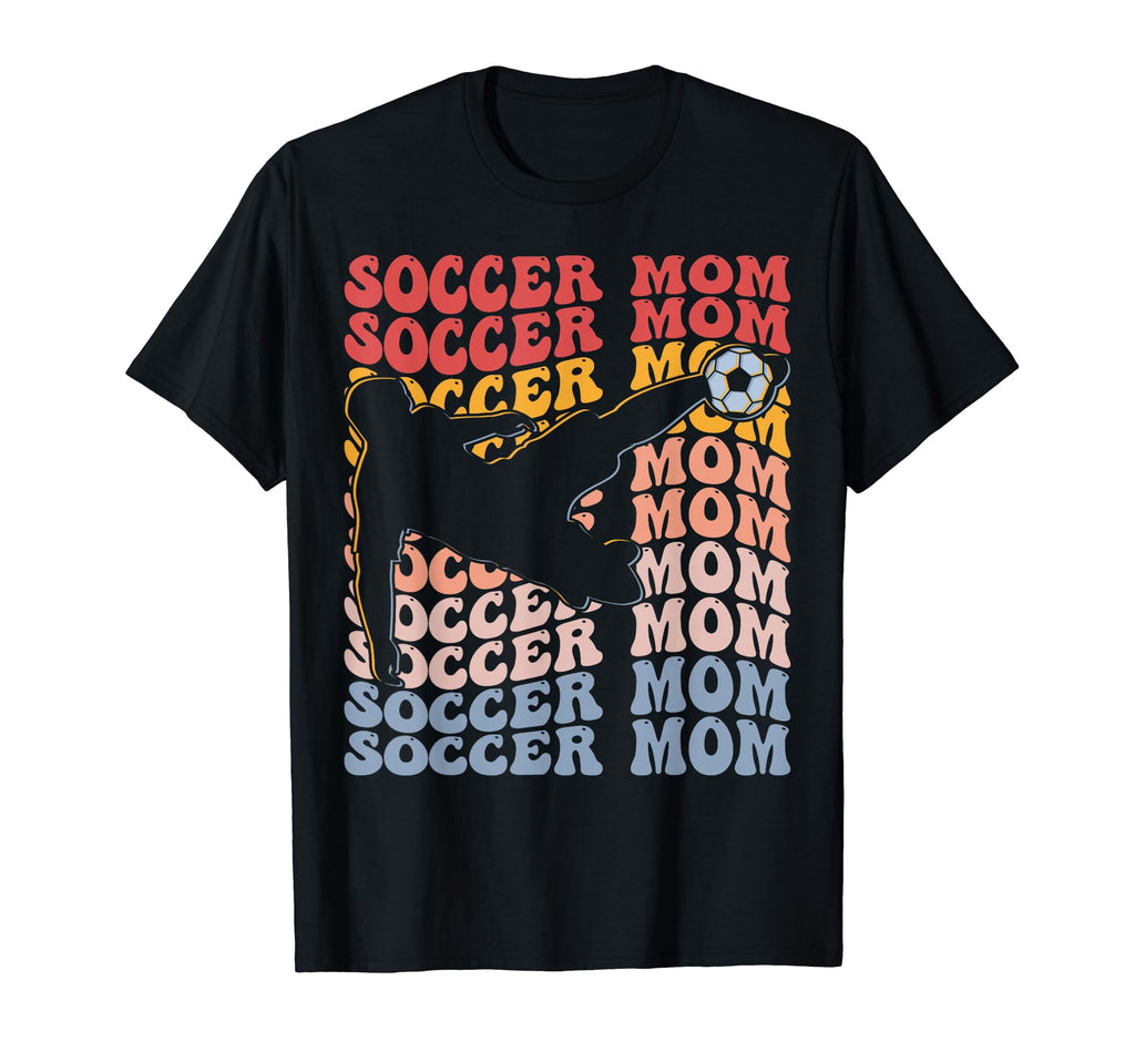 Soccer Mom Groovy Soccer Mom T-Shirt - Streetwear Style for Adults - T-Shirt, Sweatshirt, Hoodie
