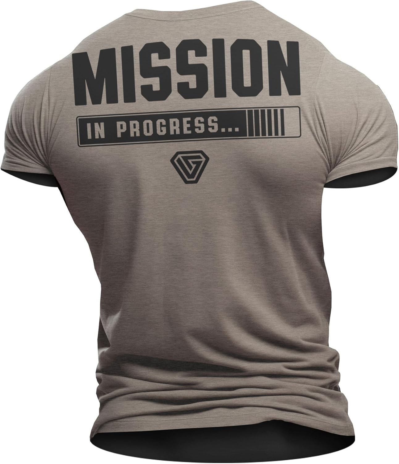 Mission in Process Back Gym Workout Motivational - Adult & Kids T-Shirts, Sweatshirts & Hoodies apparel design preview 1
