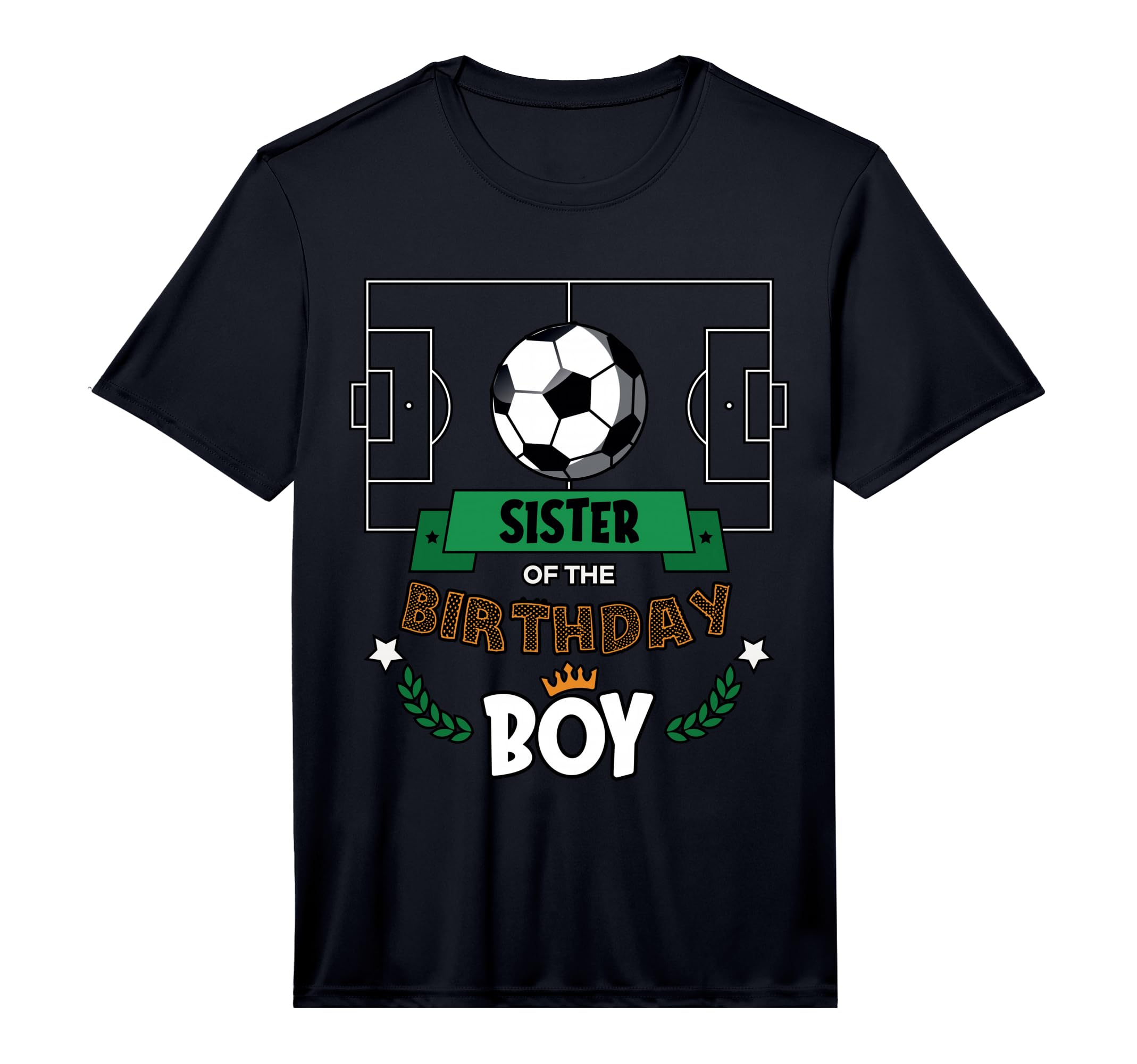 Sister Birthday Soccer Theme Matching T-Shirt - Custom Art Print Unisex - T-Shirt, Sweatshirt, Hoodie