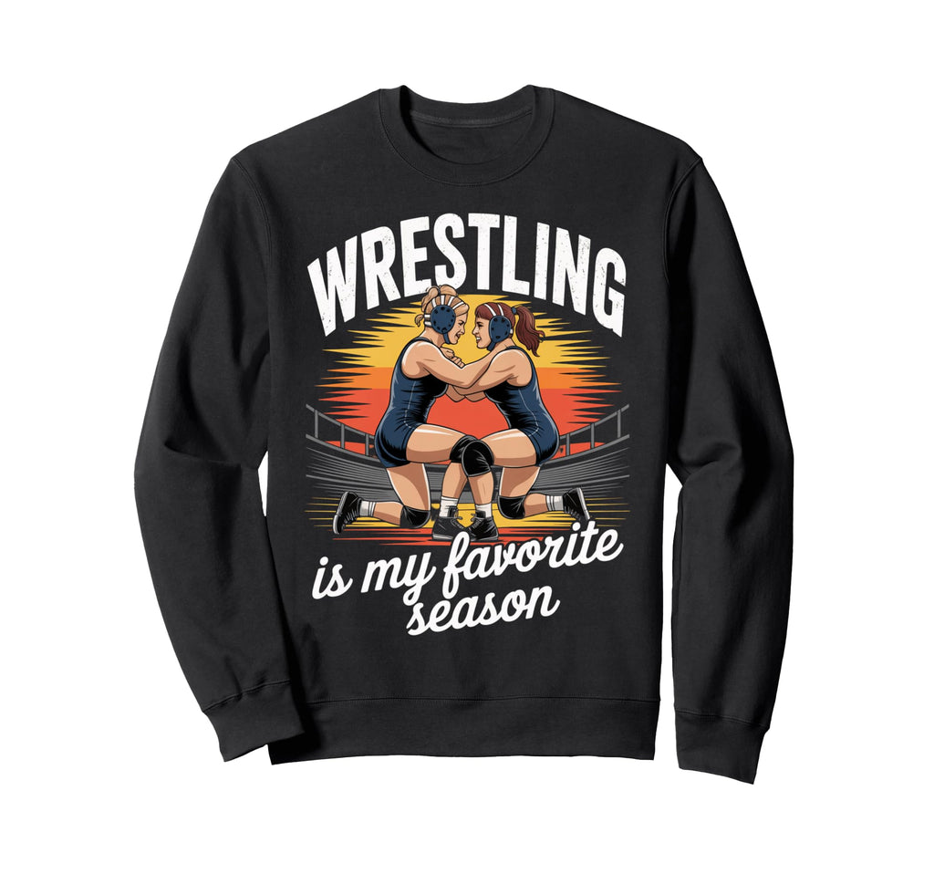 Wrestling Team Wrestler Daughter Sweatshirt - Minimalist Print Men Women - T-Shirt, Sweatshirt, Hoodie