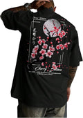 Men's Japanese Letter Graphic Top Oversized Short - Adult & Kids T-Shirts, Sweatshirts & Hoodies apparel design preview 1