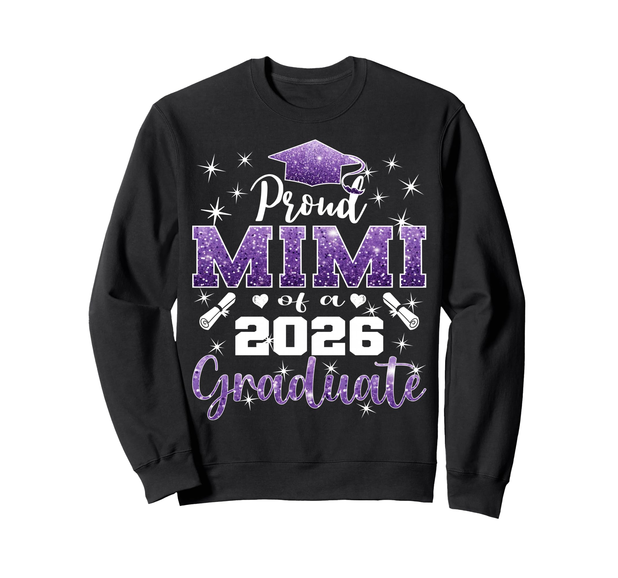Super Proud Mimi 2026 Graduate Senior Sweatshirt - Trendy Graphic Unisex - T-Shirt, Sweatshirt, Hoodie