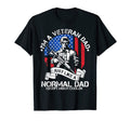 Veteran Dad Best Dad Patriot Usa Flag Army T-Shirt - Graphic Print Unisex - T-Shirt, Sweatshirt, Hoodie