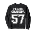 Number 57 Custom Proud Soccer Sweatshirt - Aesthetic Graphic Men Women - T-Shirt, Sweatshirt, Hoodie
