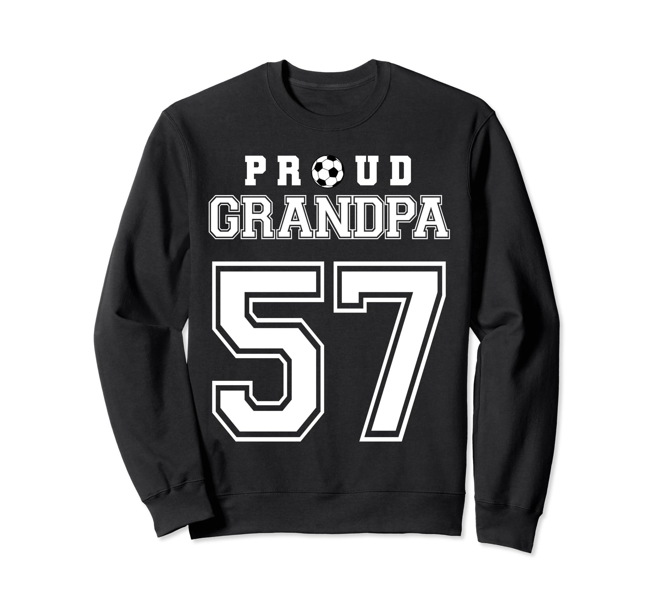 Number 57 Custom Proud Soccer Sweatshirt - Aesthetic Graphic Men Women - T-Shirt, Sweatshirt, Hoodie