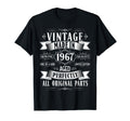 58Th Birthday Born 1967 58 Years T-Shirt - Aesthetic Graphic for Adults - T-Shirt, Sweatshirt, Hoodie