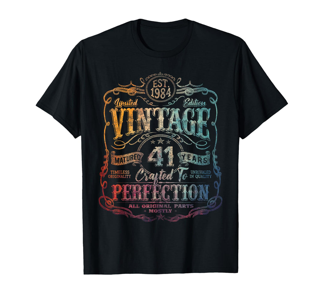 1984 41 Year Old 41St Birthday T-Shirt - Casual Everyday Wear Men Women - T-Shirt, Sweatshirt, Hoodie