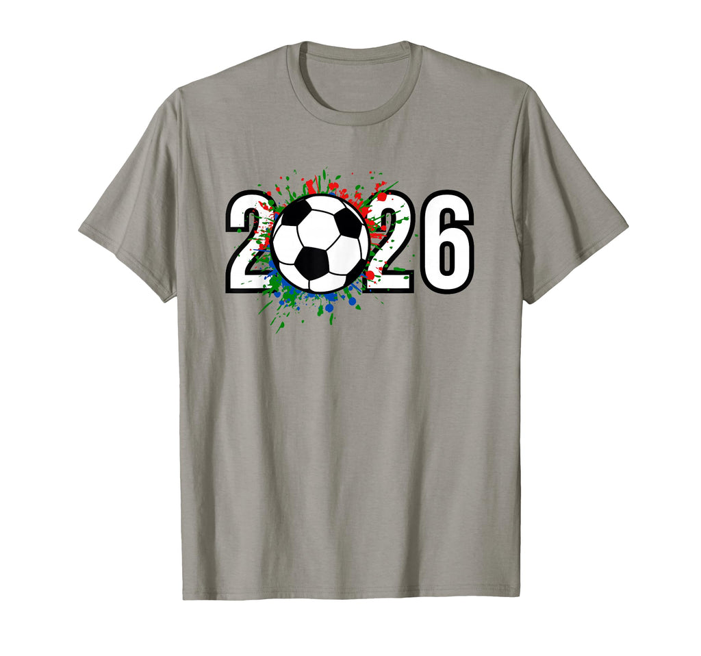 2026 Soccer Play Game Year Players T-Shirt - Graphic Print Men Women - T-Shirt, Sweatshirt, Hoodie