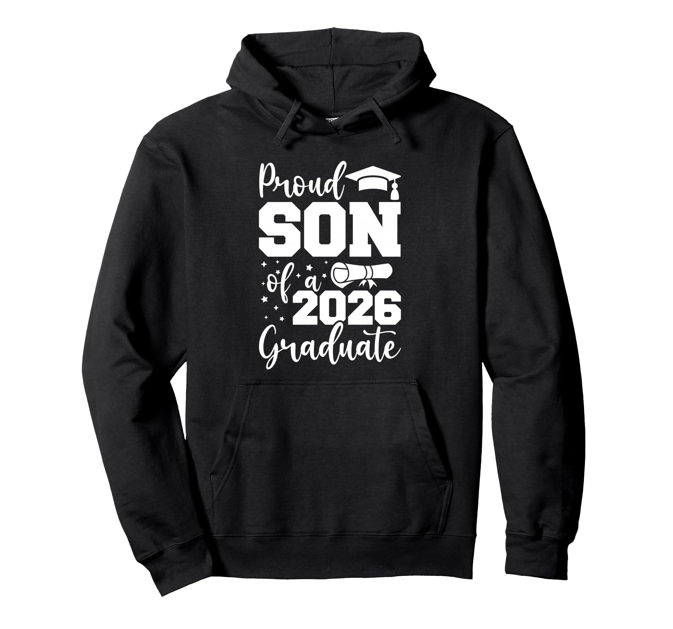 Proud Son Class 2026 Graduate Hoodie - Casual Everyday Wear for Adults - T-Shirt, Sweatshirt, Hoodie