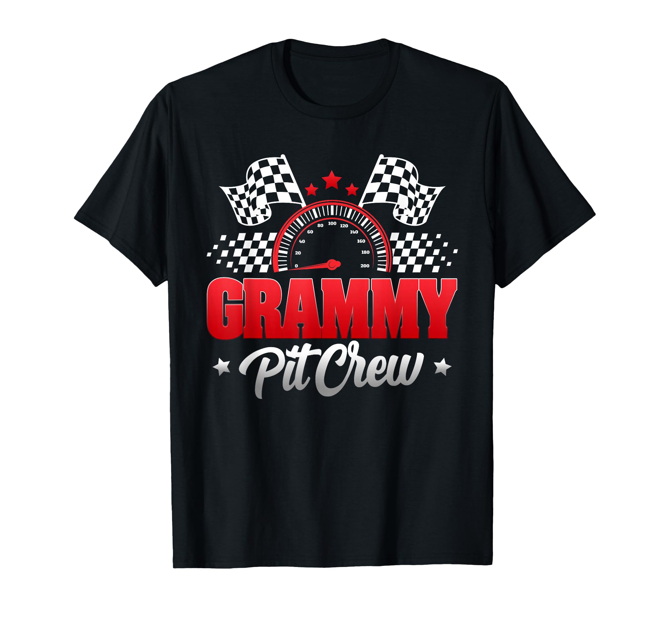 Grammy Pit Crew Race Car Birthday Family T-Shirt - Trendy Graphic Unisex - T-Shirt, Sweatshirt, Hoodie