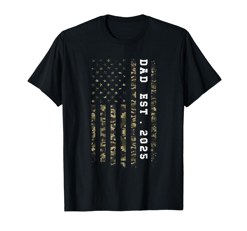 Dad Est 2025 Promoted To Dad Est 2025 T-Shirt - Novelty Apparel Unisex - T-Shirt, Sweatshirt, Hoodie