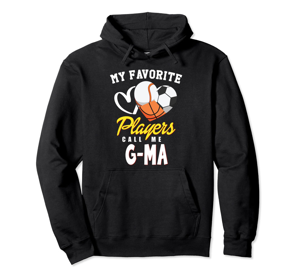My Favorite Players Baseball Soccer Hoodie - Unique Graphic Unisex - T-Shirt, Sweatshirt, Hoodie