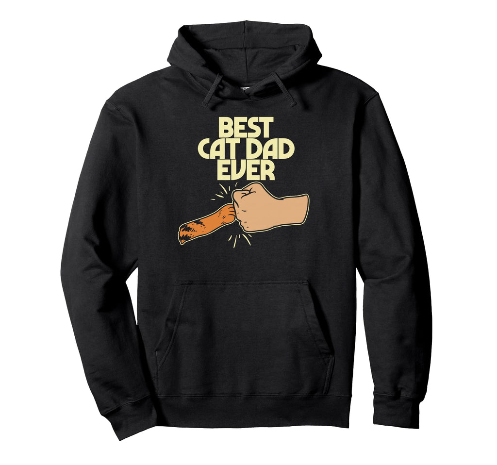 Best Cat Dad Ever Hoodie - Aesthetic Graphic for Adults - T-Shirt, Sweatshirt, Hoodie