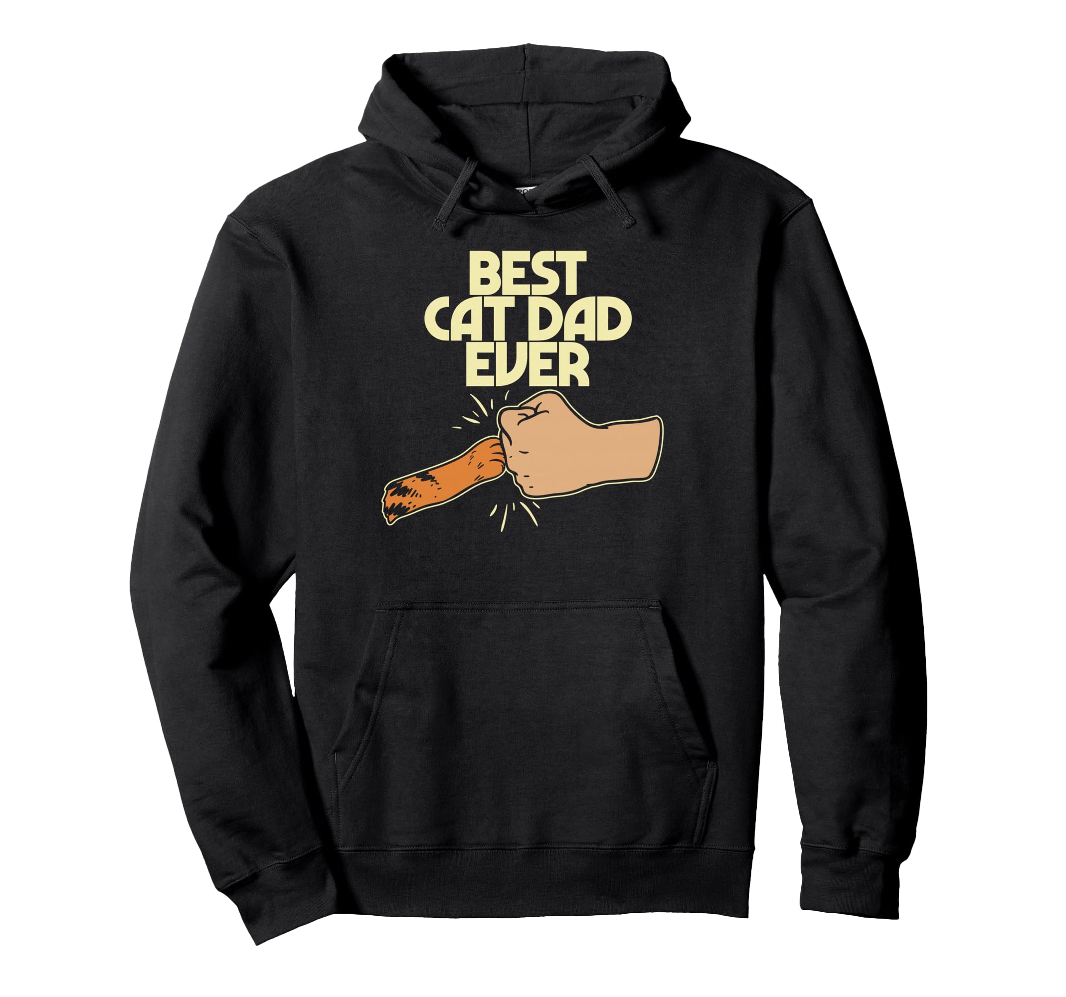 Best Cat Dad Ever Hoodie - Aesthetic Graphic for Adults - T-Shirt, Sweatshirt, Hoodie