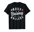 Busy Raising Ballers Volleyball T-Shirt - Trendy Graphic for Adults - T-Shirt, Sweatshirt, Hoodie