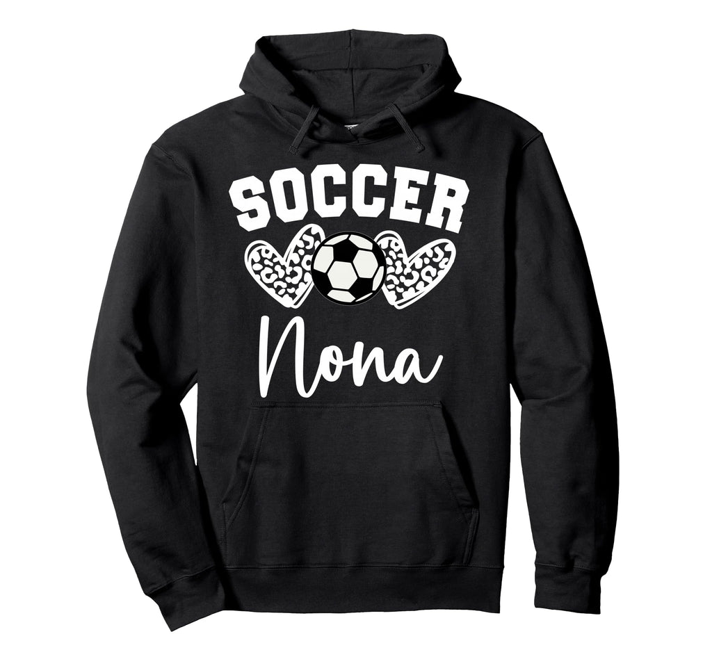 Soccer Nona Matching Family Soccer Hoodie - Aesthetic Graphic Unisex - T-Shirt, Sweatshirt, Hoodie