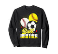 Ball Brother Baseball Softball Sweatshirt - Unique Graphic Men Women - T-Shirt, Sweatshirt, Hoodie