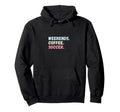 Weekends Coffee Soccer Player Futbol Hoodie - Minimalist Print for Adults - T-Shirt, Sweatshirt, Hoodie