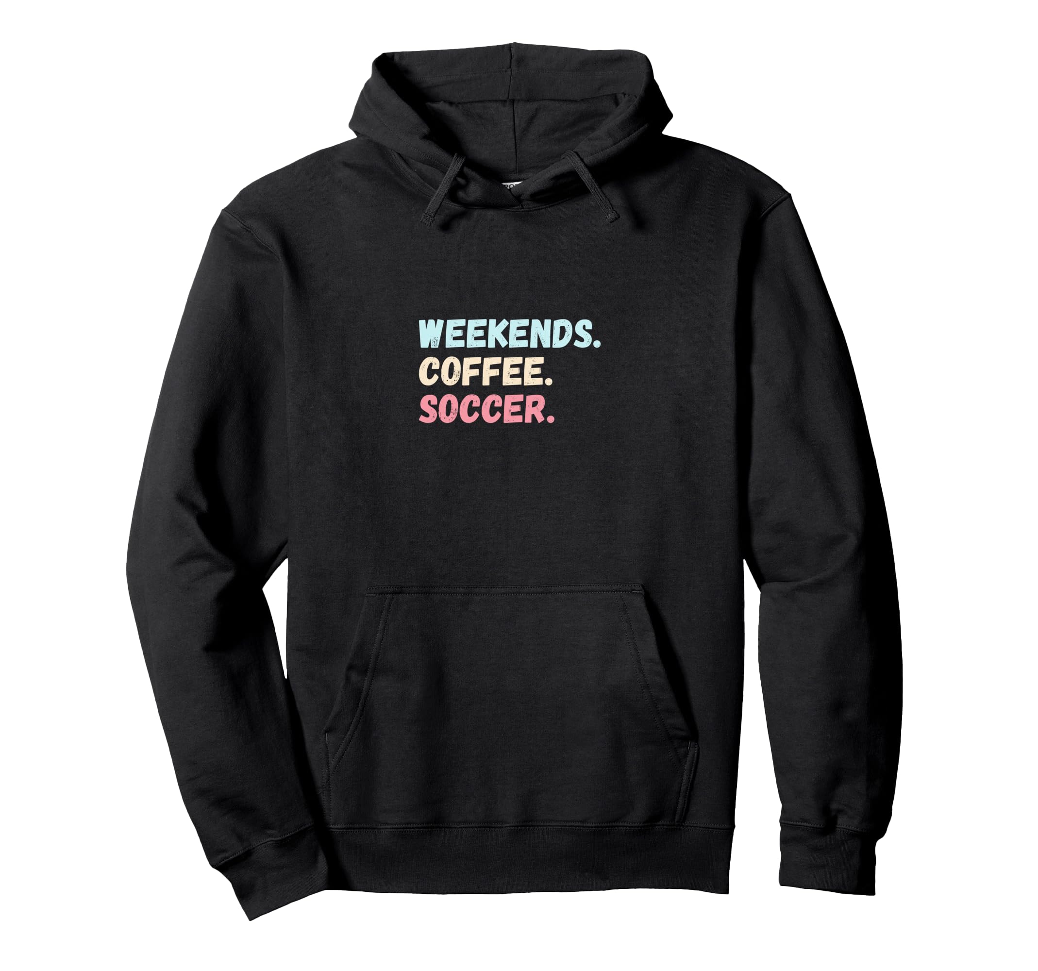 Weekends Coffee Soccer Player Futbol Hoodie - Minimalist Print for Adults - T-Shirt, Sweatshirt, Hoodie