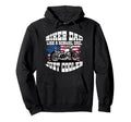 Us Flag Motorcycle Biker Dad Dad Hoodie - Aesthetic Graphic for Adults - T-Shirt, Sweatshirt, Hoodie