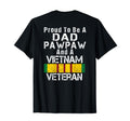 Back Proud Dad Pawpaw Vietnam Veteran T-Shirt - Trendy Graphic for Adults - T-Shirt, Sweatshirt, Hoodie