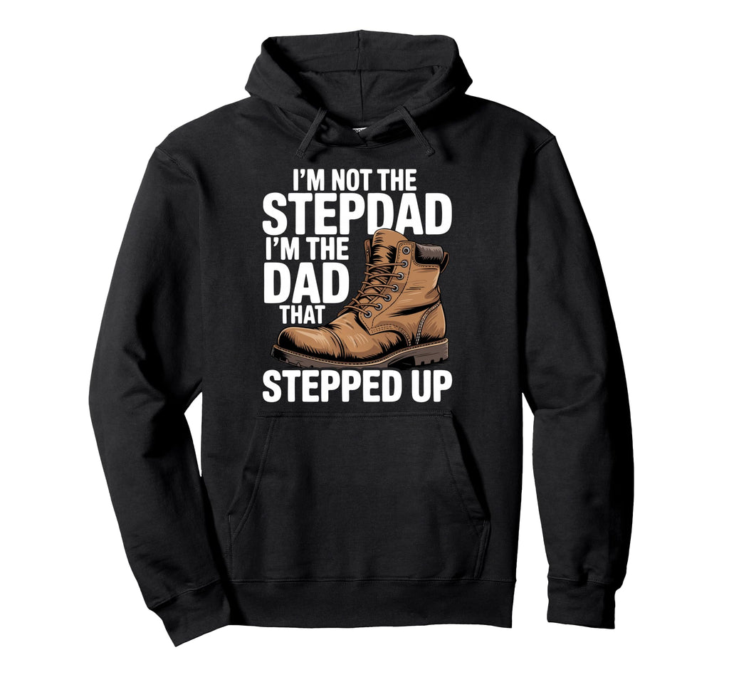 Stepfather Family Step Parent Stepdad Hoodie - Minimalist Print for Adults - T-Shirt, Sweatshirt, Hoodie