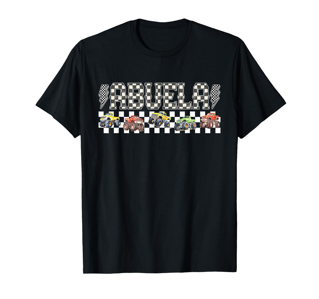 Abuela Monster Truck Family Crew T-Shirt - Custom Art Print for Adults - T-Shirt, Sweatshirt, Hoodie