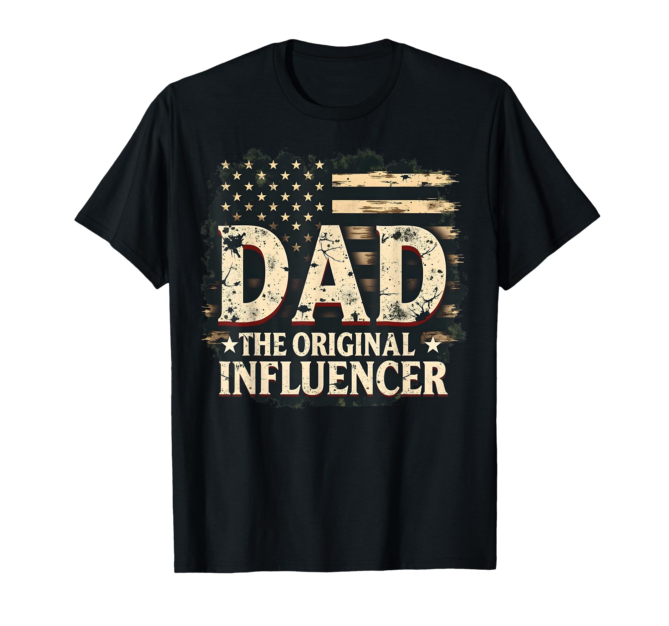 Military Dad Original Inflencer T-Shirt - Graphic Print for Adults - T-Shirt, Sweatshirt, Hoodie