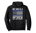 Police Officer Daughter Funny Police Hoodie - Aesthetic Graphic Men Women - T-Shirt, Sweatshirt, Hoodie