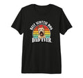 Wheaten Tag Beige Best Dad Scottie T-Shirt - Streetwear Style for Adults - T-Shirt, Sweatshirt, Hoodie