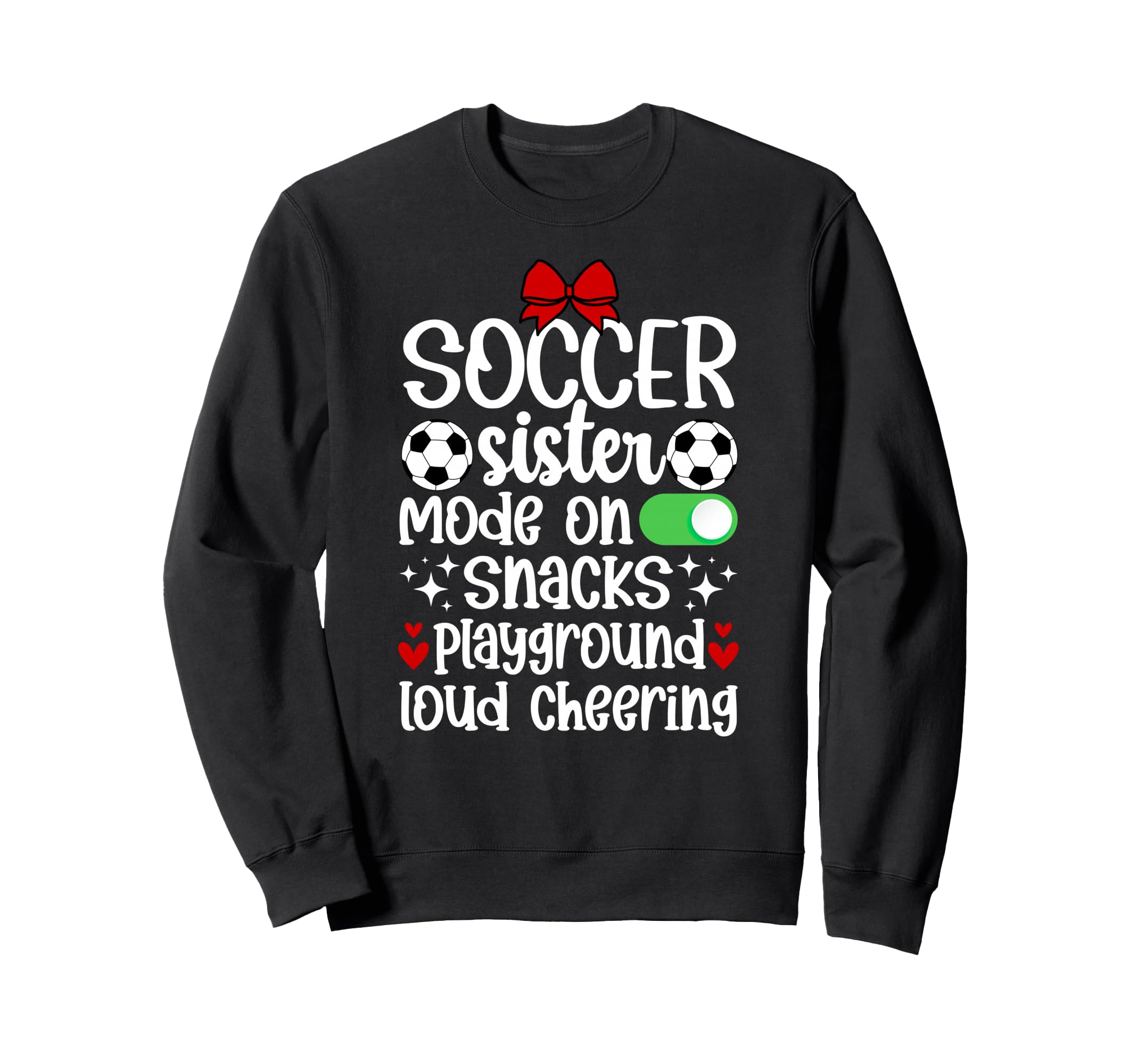 Soccer Sister Mode Sister Soccer Sweatshirt - Minimalist Print Men Women - T-Shirt, Sweatshirt, Hoodie