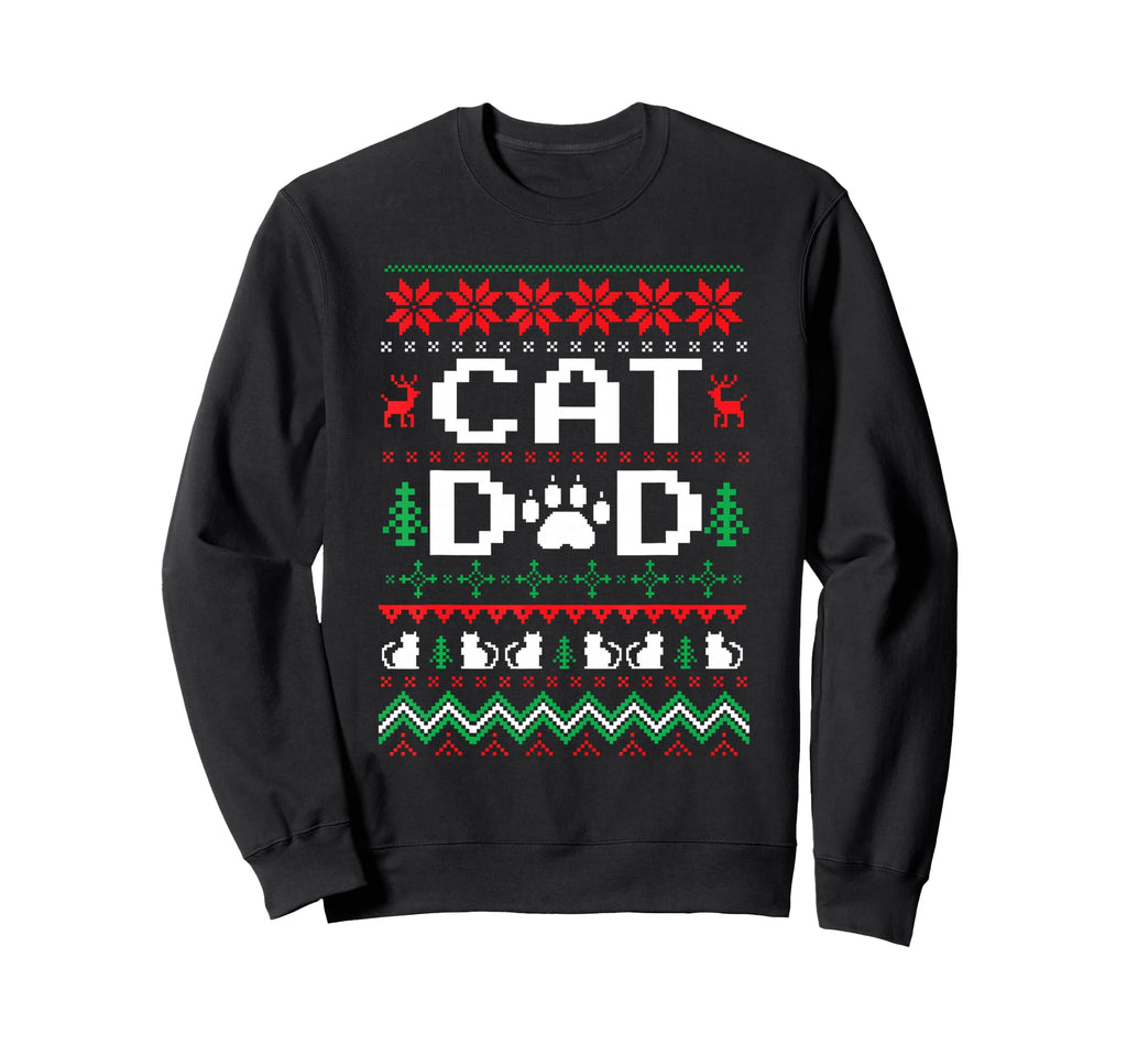 Funny Cat Dad Ugly Cats Lover Sweatshirt - Fun Novelty Design Men Women - T-Shirt, Sweatshirt, Hoodie