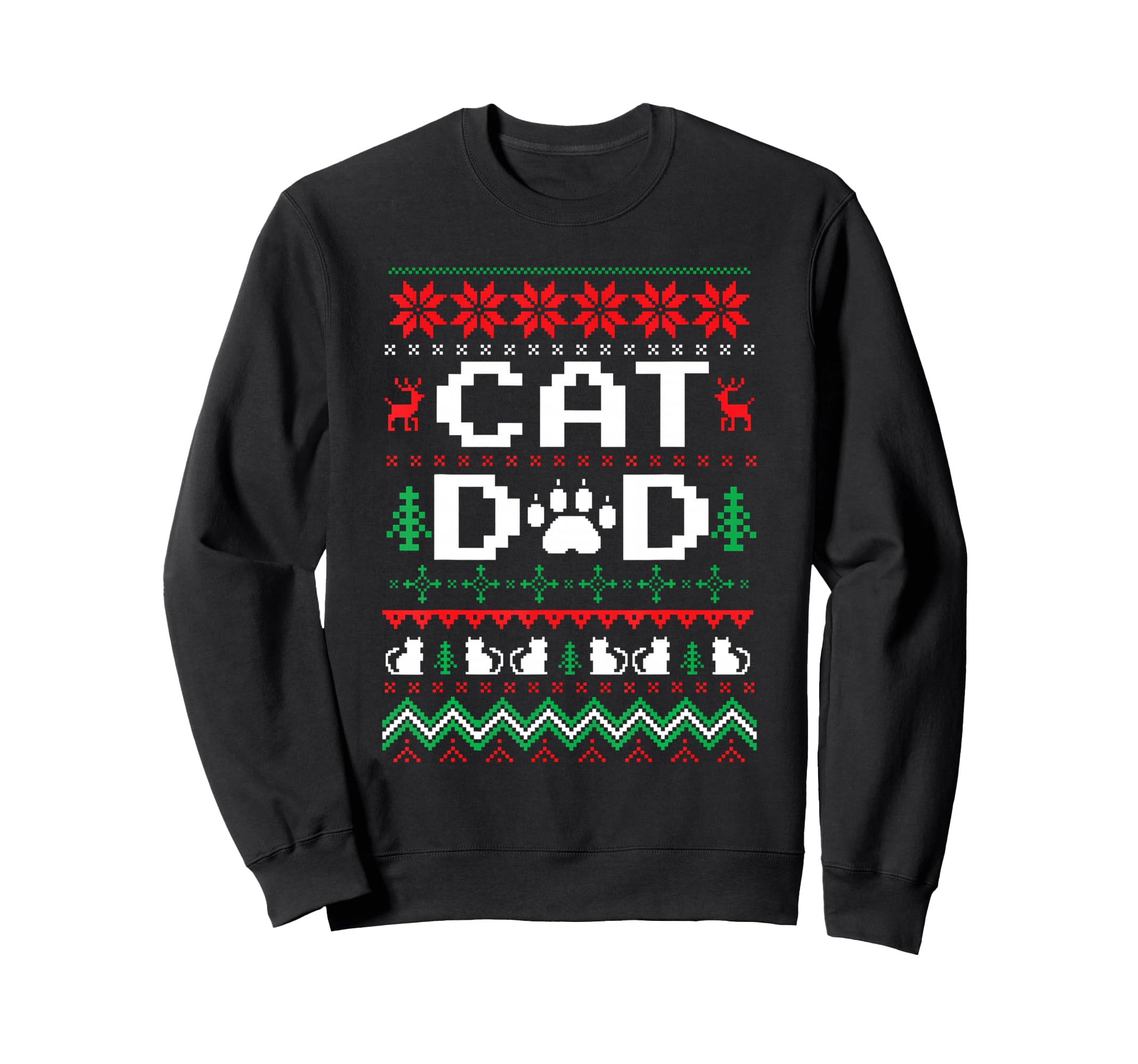 Funny Cat Dad Ugly Cats Lover Sweatshirt - Fun Novelty Design Men Women - T-Shirt, Sweatshirt, Hoodie