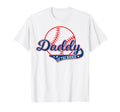 Funny Baseball Daddy Rookie Baseball T-Shirt - Minimalist Print Men Women - T-Shirt, Sweatshirt, Hoodie