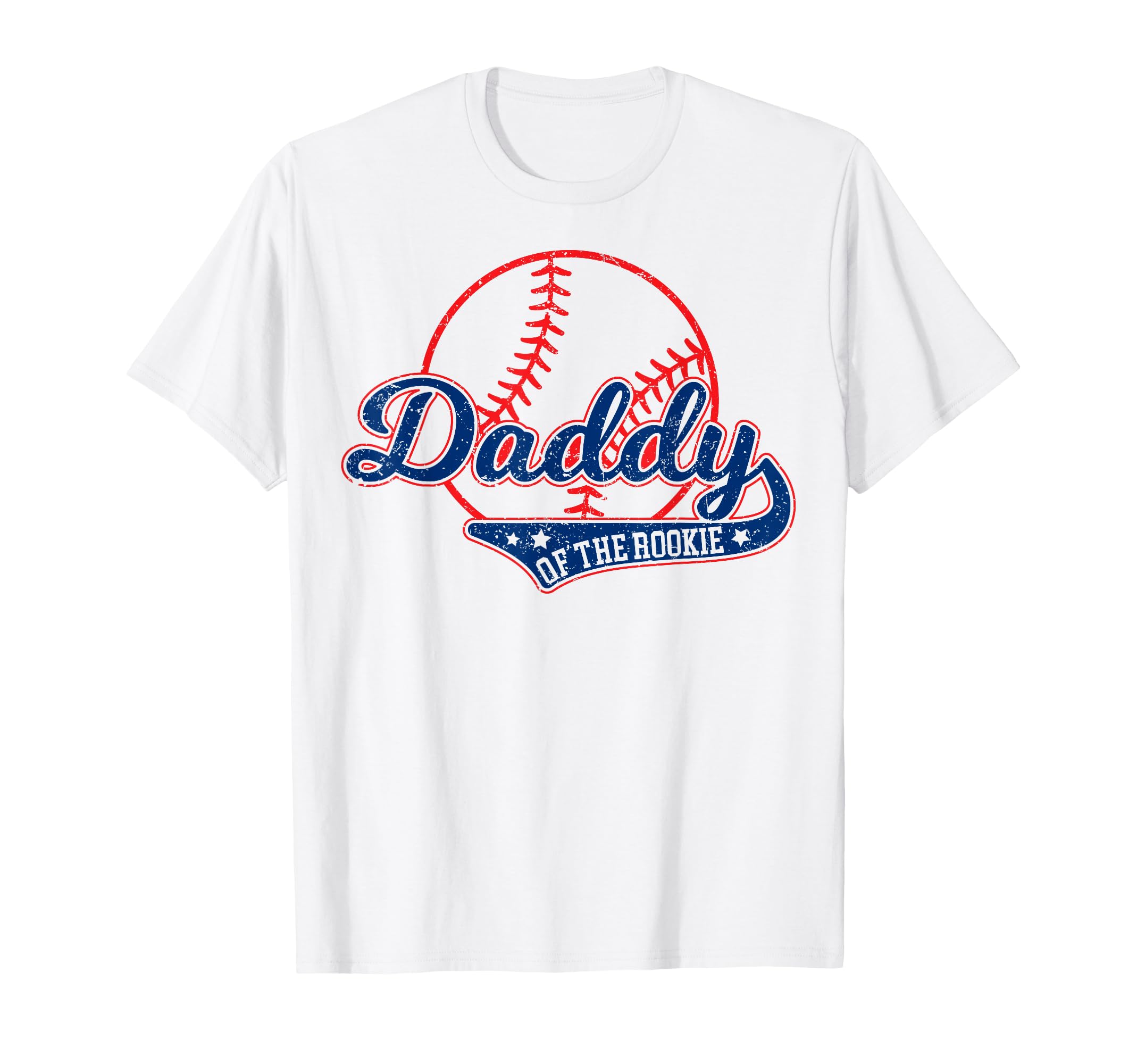 Funny Baseball Daddy Rookie Baseball T-Shirt - Minimalist Print Men Women - T-Shirt, Sweatshirt, Hoodie