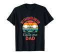 My Favorite Golfer Calls Me Dad Funny T-Shirt - Novelty Apparel Unisex - T-Shirt, Sweatshirt, Hoodie